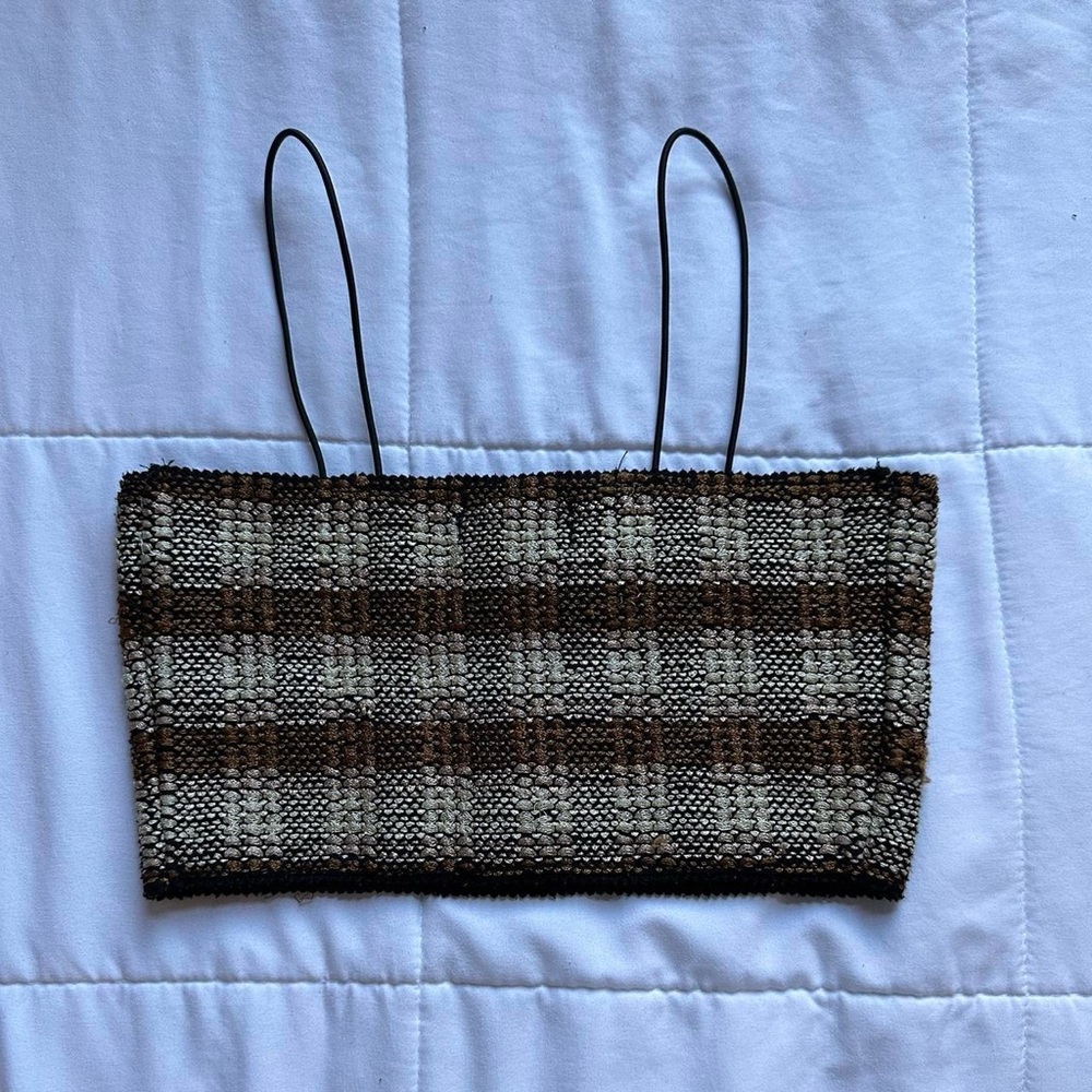 Chic Plaid Crop Top
